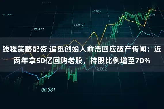 钱程策略配资 追觅创始人俞浩回应破产传闻：近两年拿50亿回购老股，持股比例增至70%